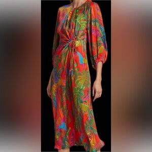 Farm Rio Urban Jungle Midi Dress